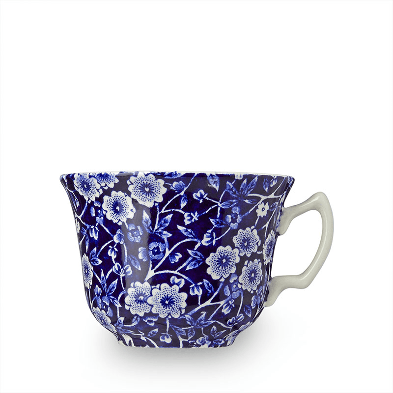 Calico Teacup, Blue