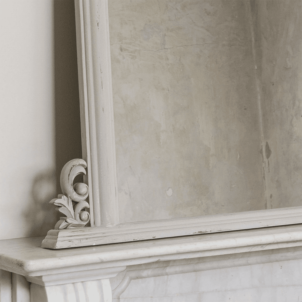 Wilton Ash Overmantle Mirror, Natural