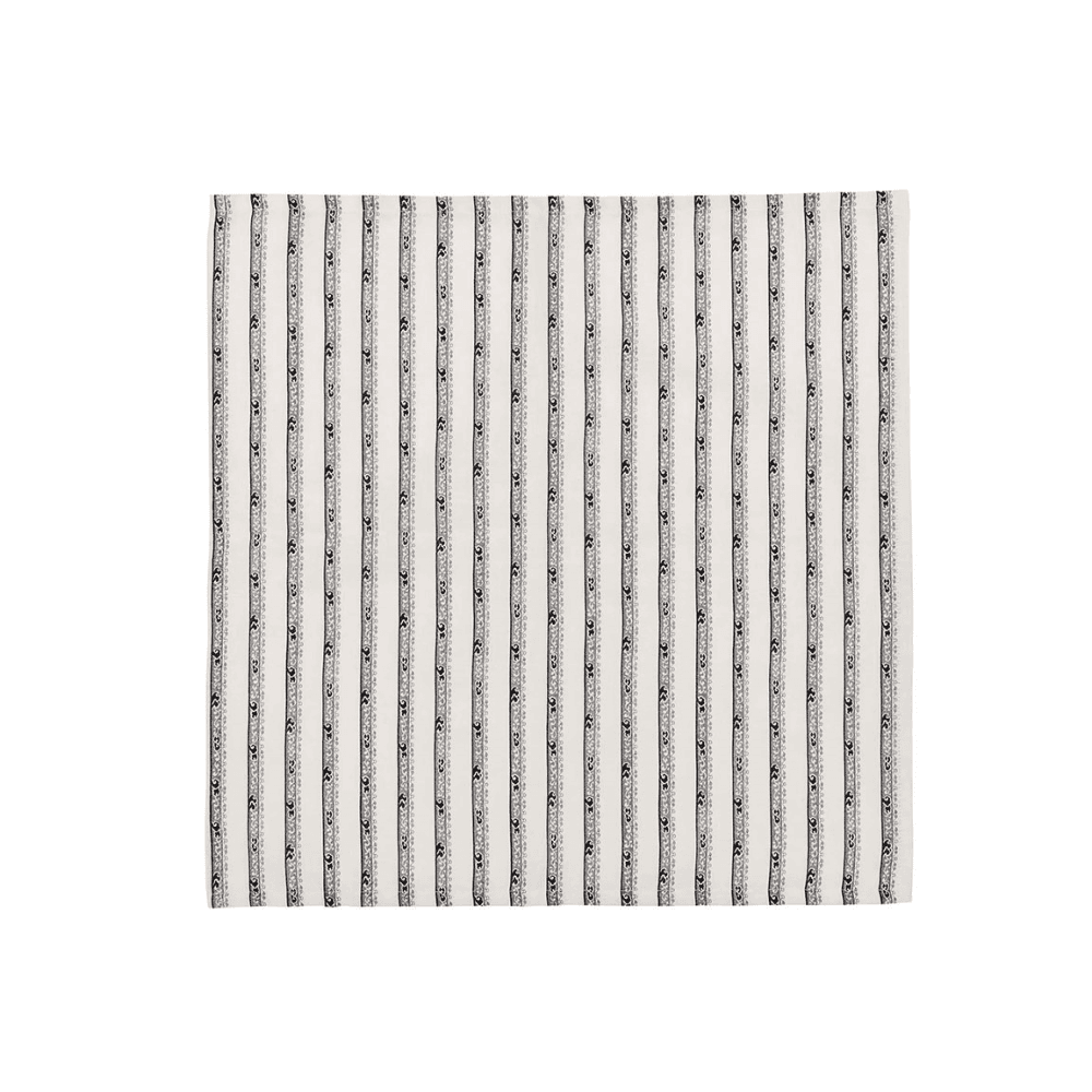 Regal Peacock Set of 4 Napkins, Charcoal
