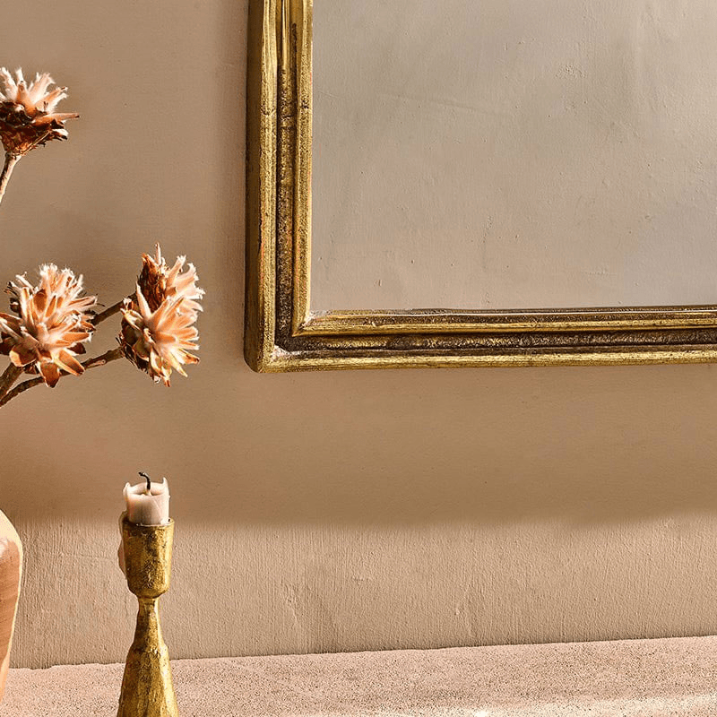 Almora Arched Mirror, Antique Brass
