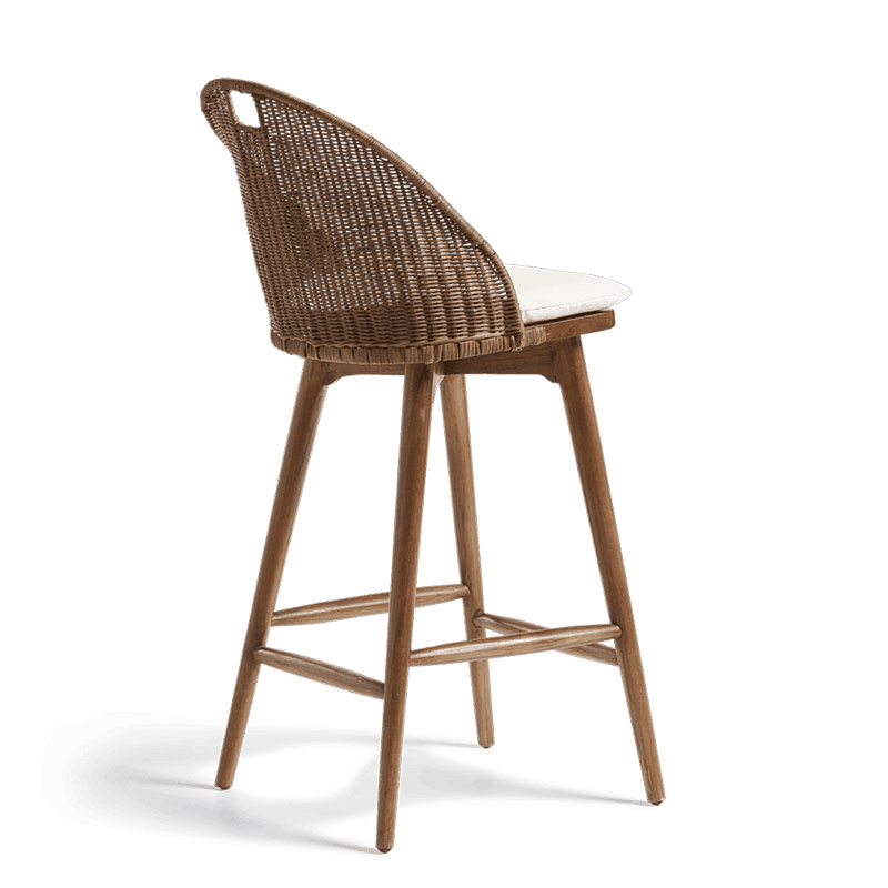 Panela Bar Stool, Chestnut