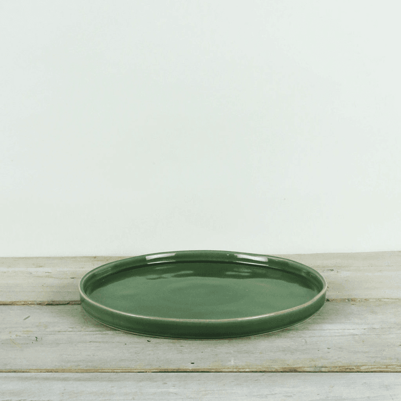 Parrot Dinner Plate, Green