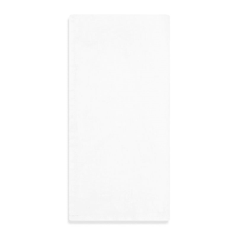 Plain Linen Napkin, White