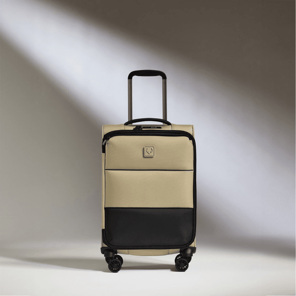 Urban Soft Stripe Cabin Expandable Suitcase