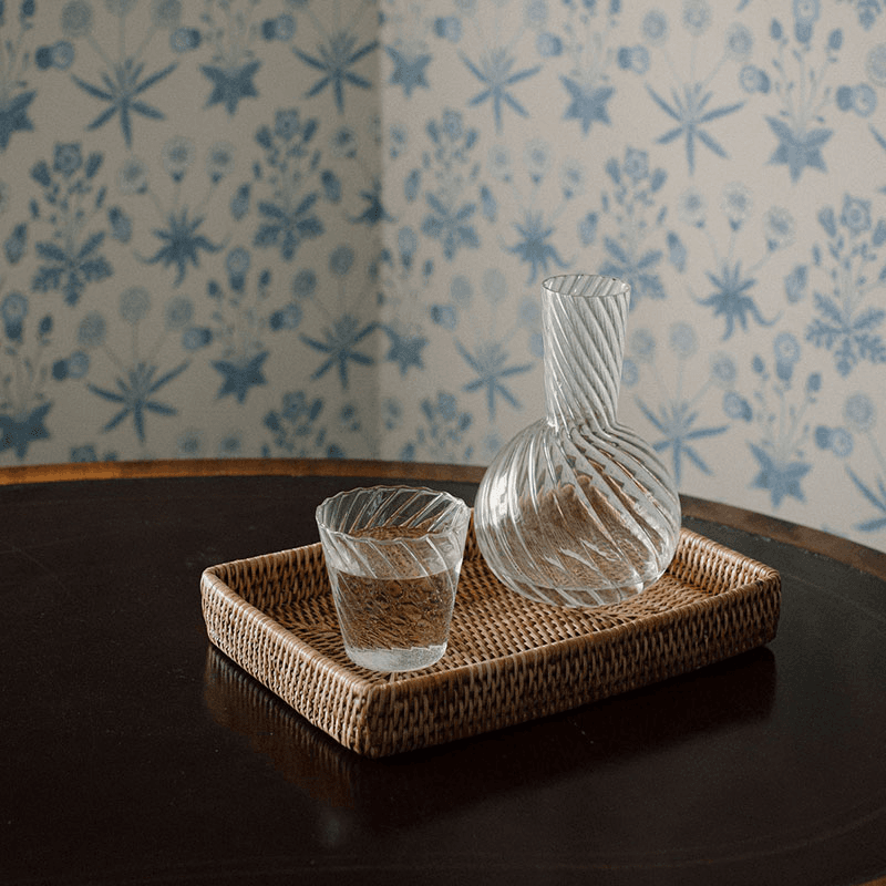 Rippled Carafe, Clear