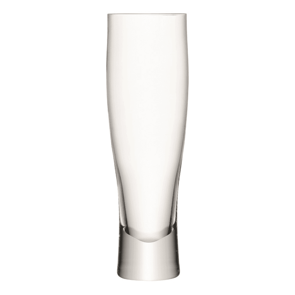 Bar Pair of lager glasses, clear