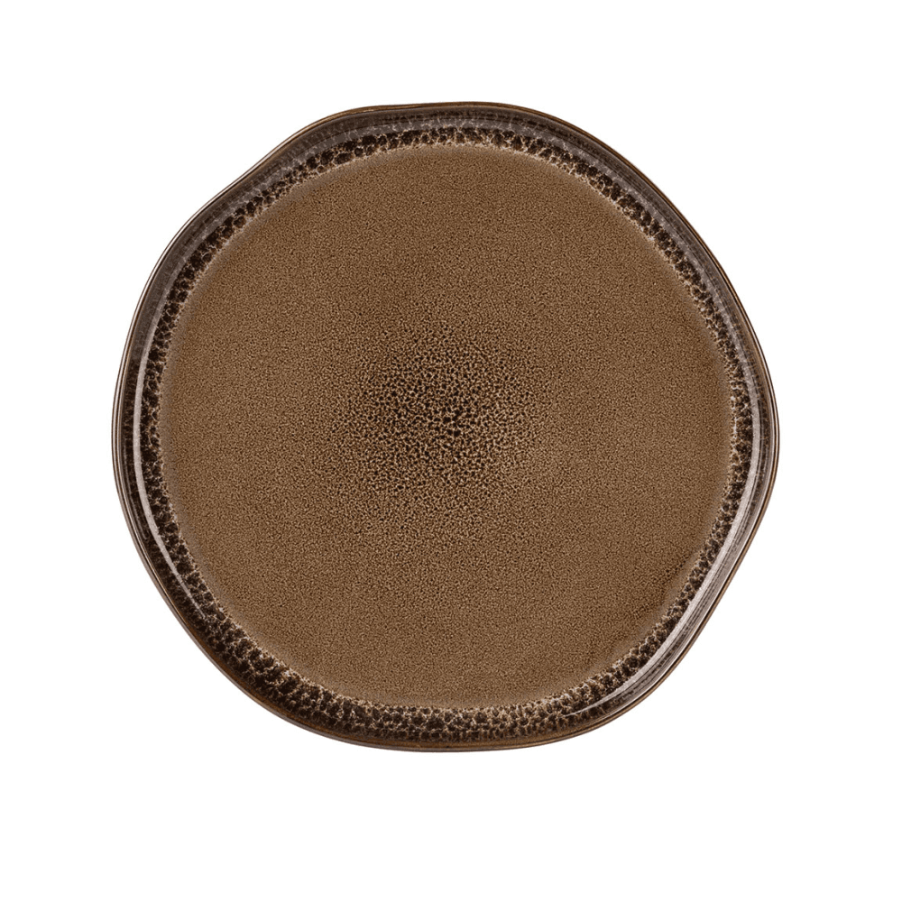 Travellers Rest Set of 4 Dinner Plates, Brown