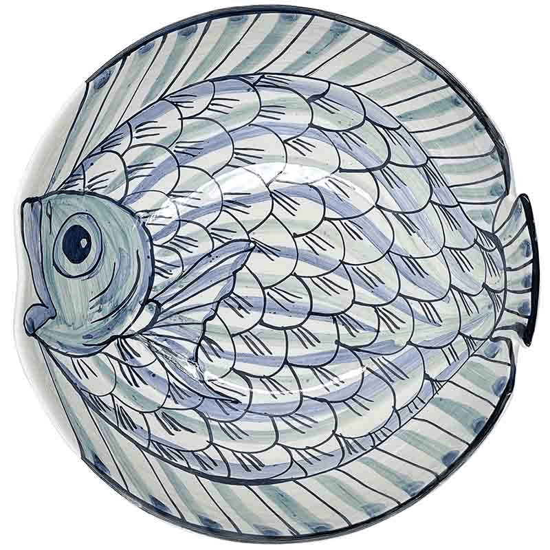 Romina Salad Bowl, Blue