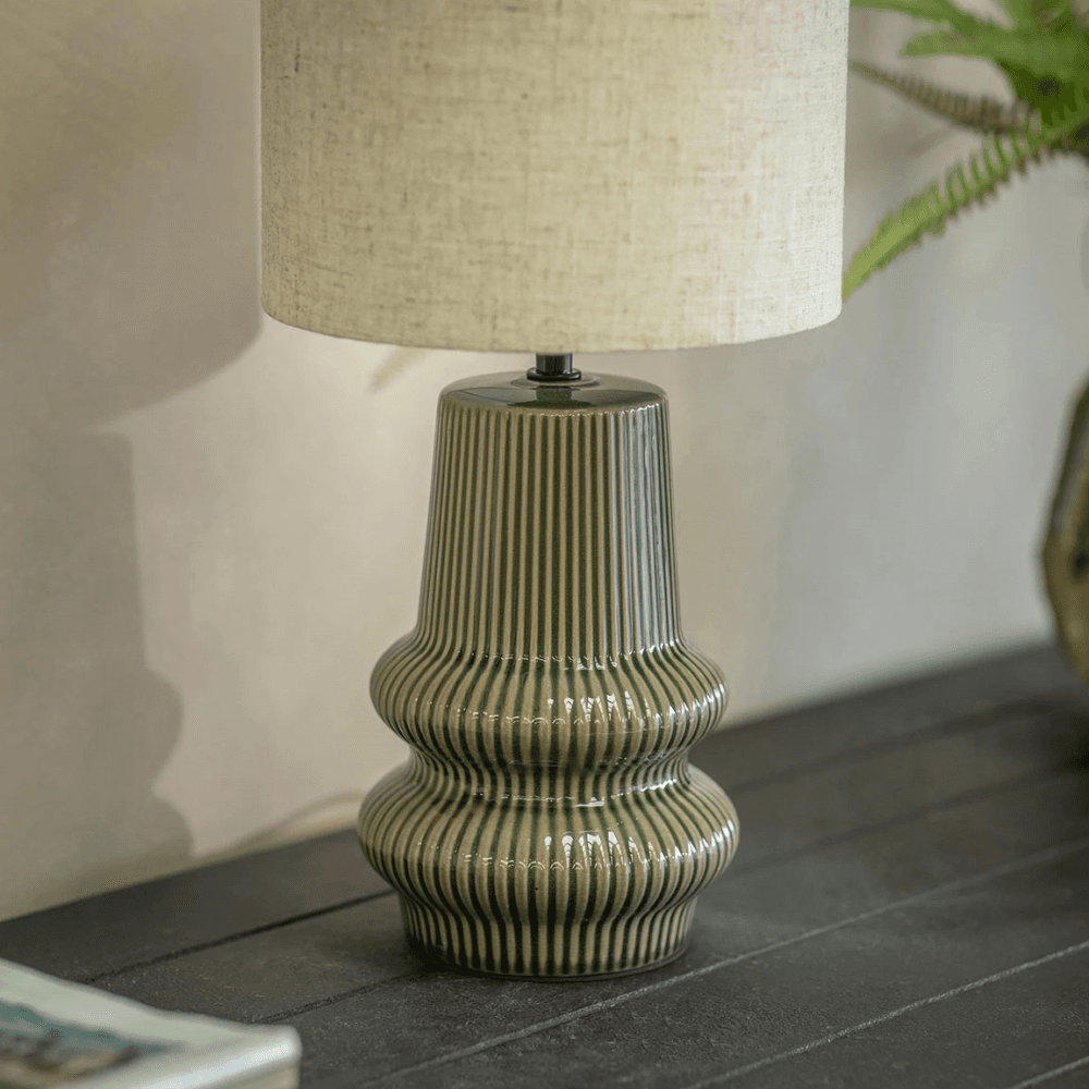 Edgeborough Table Lamp, Green