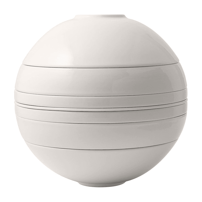 Iconic La Boule Stacking 7 Piece Plate & Bowl Set