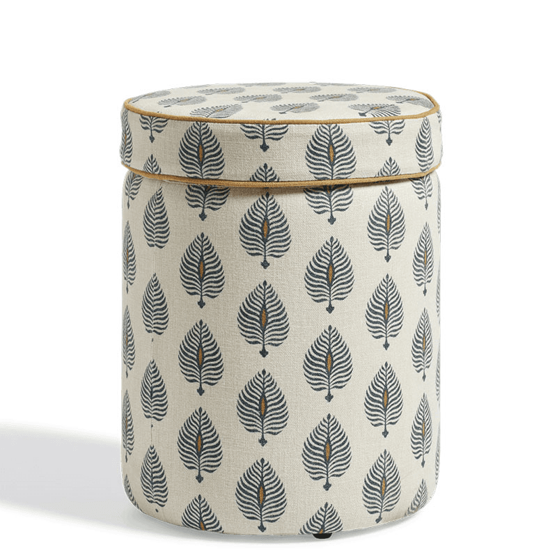 Samena Round Ottoman, Ocellus Natural