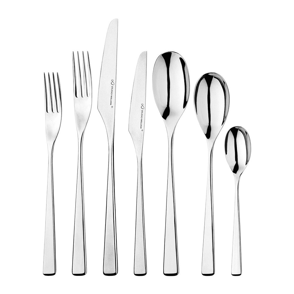 Tilia 56 Piece Set, Mirror Finish Stainless Steel