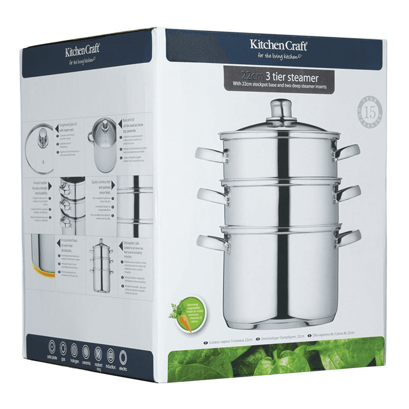 Clearview 3 tier steamer