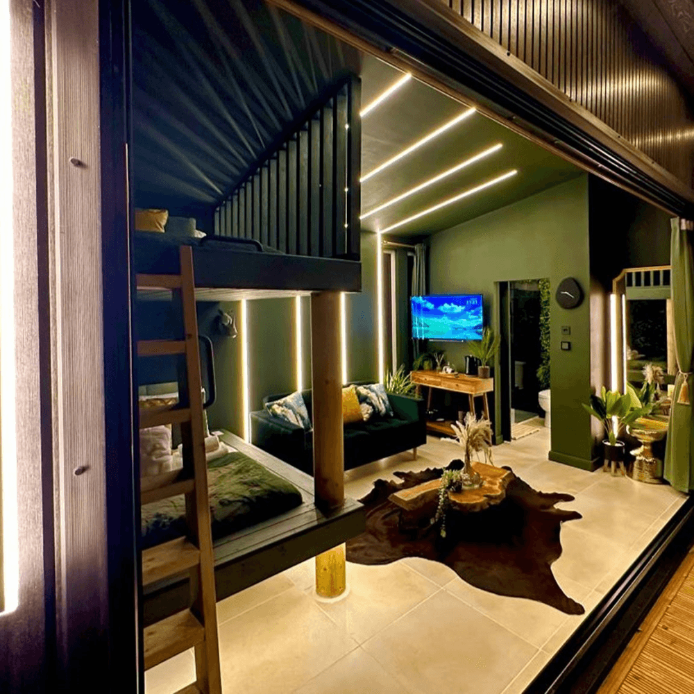 Overnight Luxury Glamping Break with Private Hot Tub for up to Four at the Award Winning Secret Garden