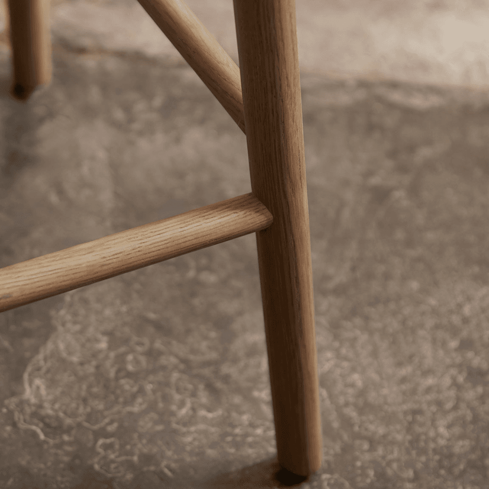 Weathered Oak Counter Stool