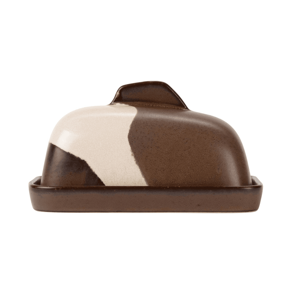 Travellers Rest Butter Dish, Brown