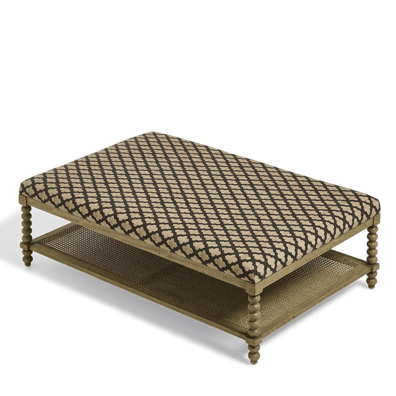 Gwendolen Coffee Table, Serigraph Black / Natural