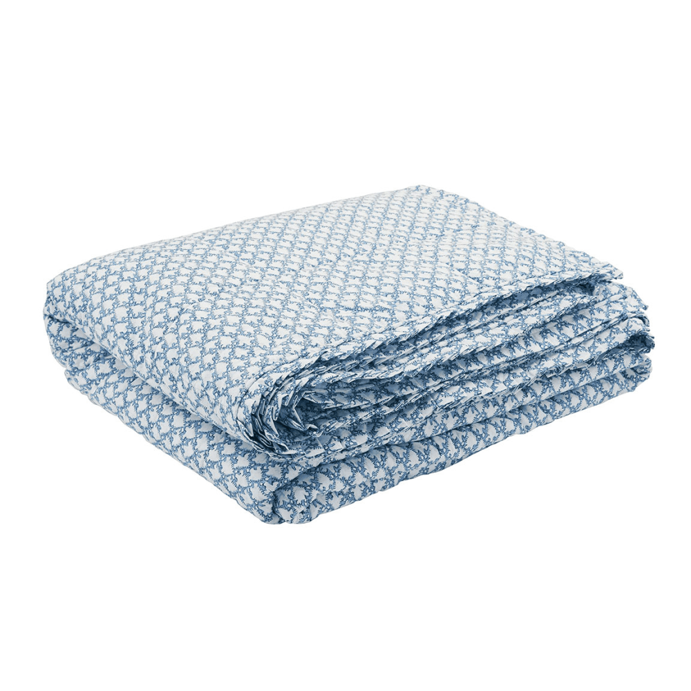 Clara Bedspread, Denim
