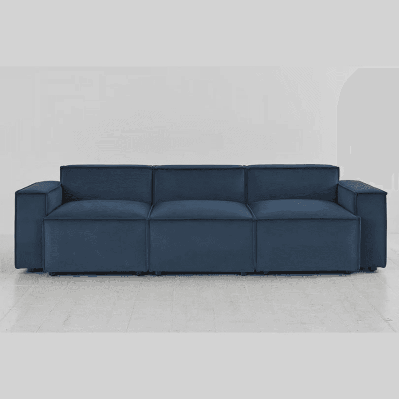 Model 03 Velvet Sofa, Teal