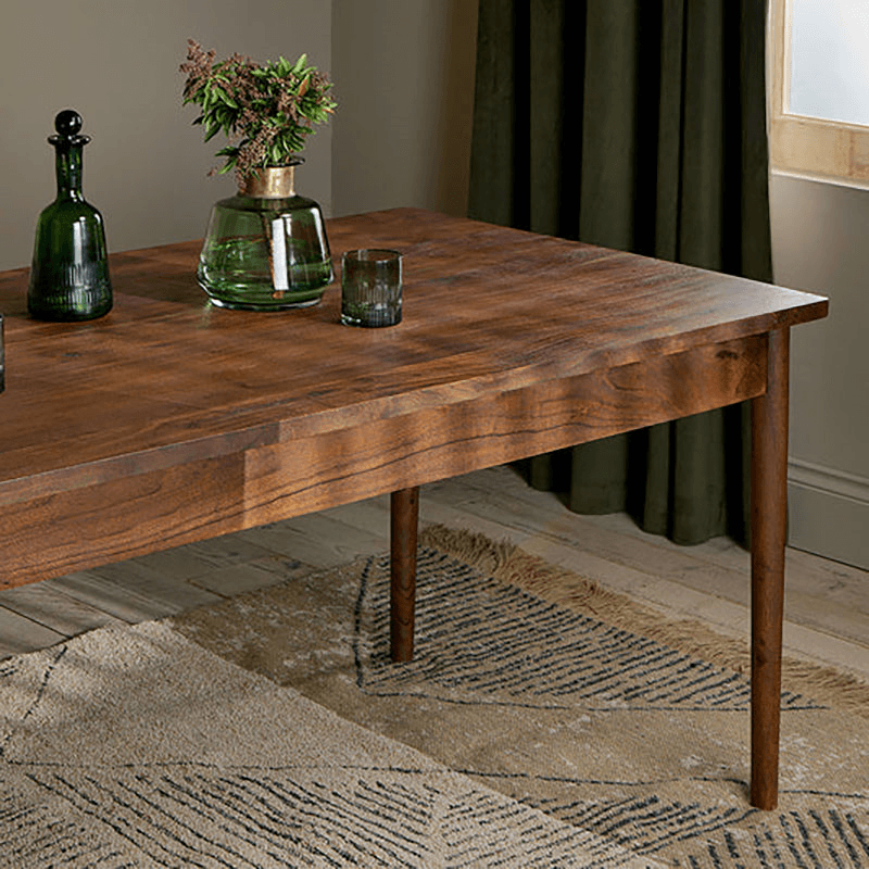 Anbu Acacia Dining Table, Washed Walnut