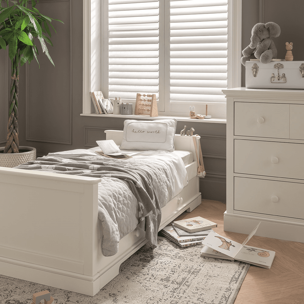 Oxford 2 Piece Nursery Furniture Set (excl. Mattress), White