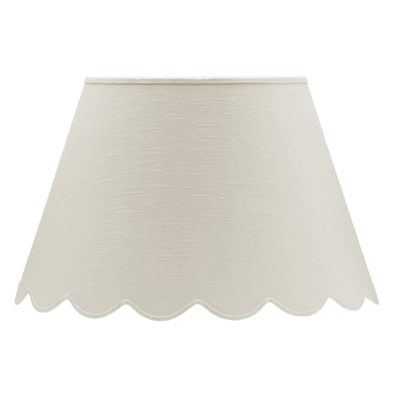 Fabric Scallop Lampshade