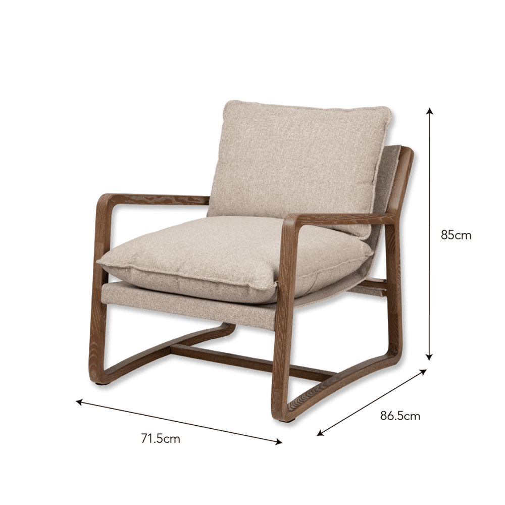 Barnwood Armchair , Natural
