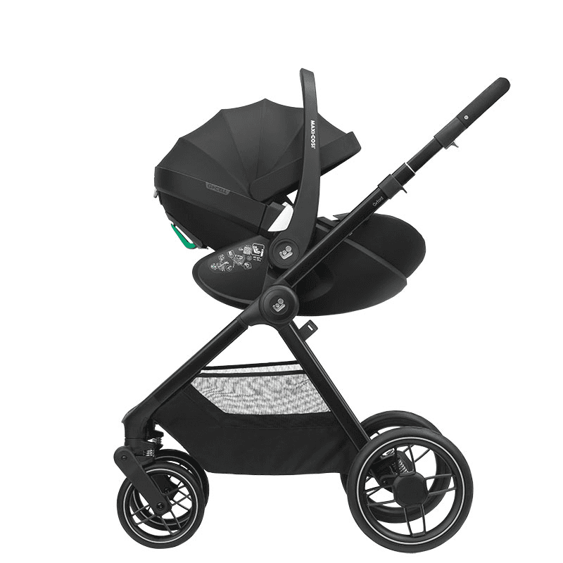 Oxford+ Premium 9 Piece Travel System Bundle, Twillic Black