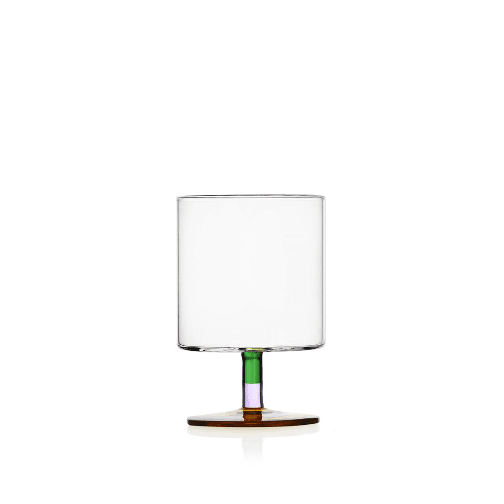 Andalusia Stemmed Water Glass, Multi