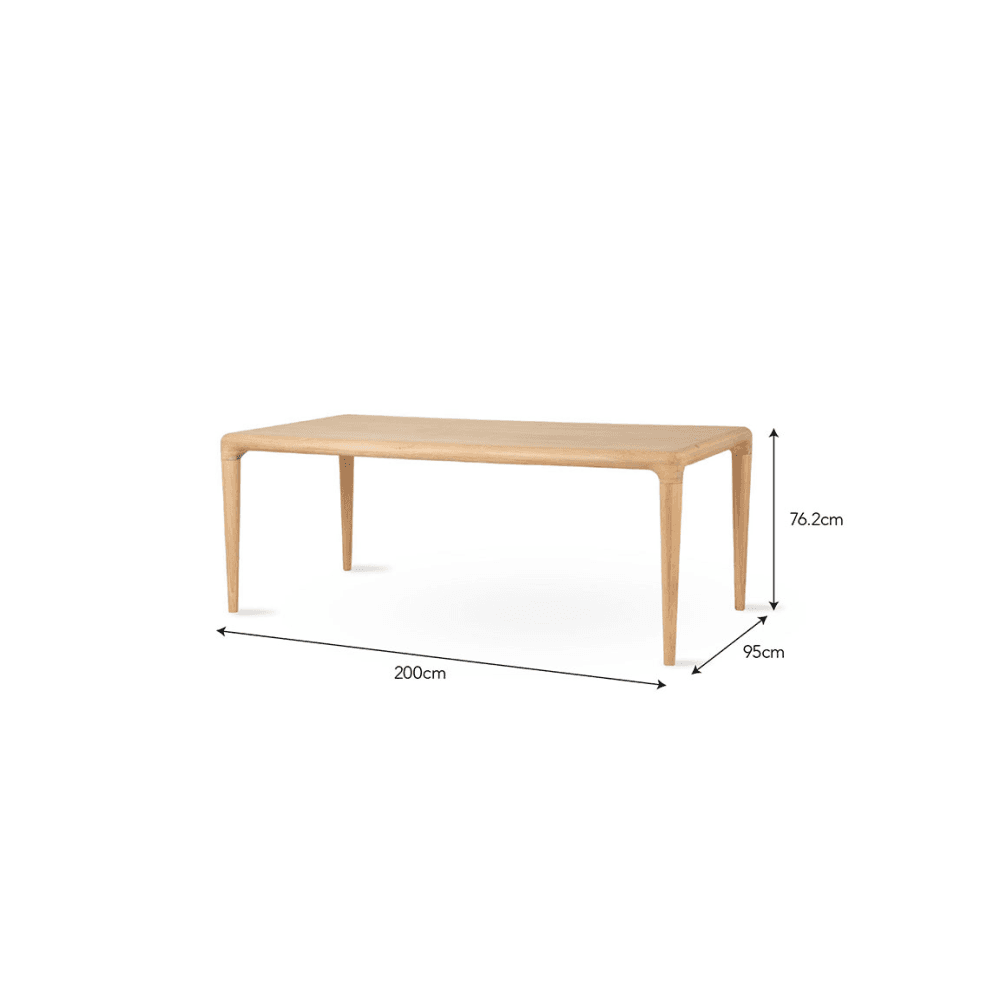 Ellwood Dining Table, Natural