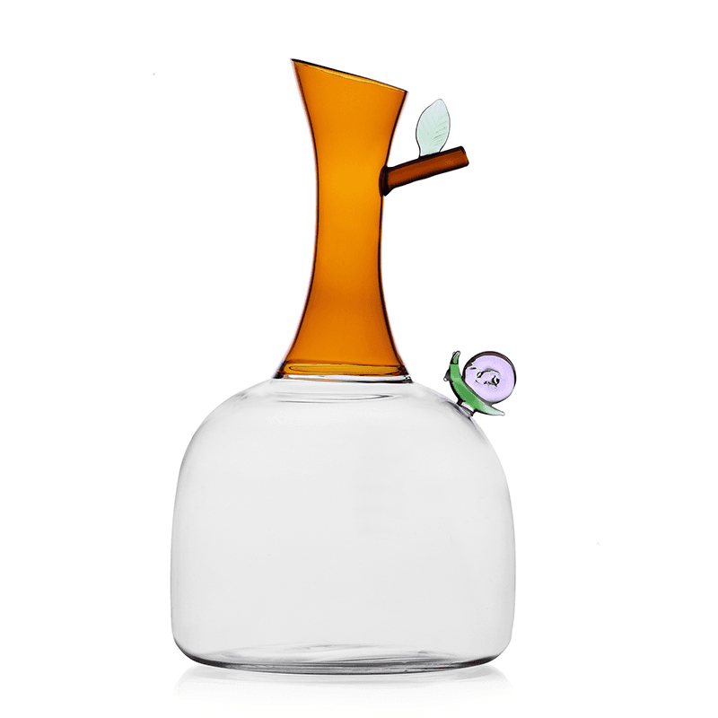 Fruits & Flowers Snail Decanter