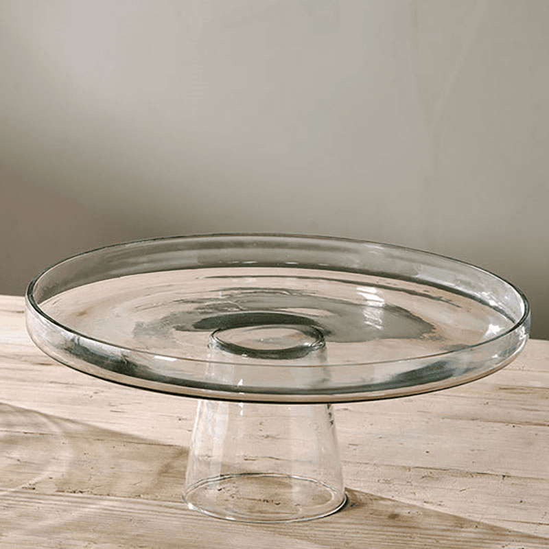 Banjara Glass Dome Cake Stand, Clear