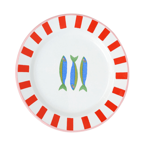 Image showing the Bon appetit Enamel Plate, Fish product.