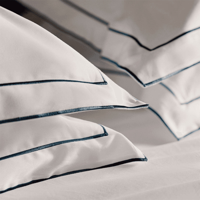 Frame Two Corded Pair of Pillowcases