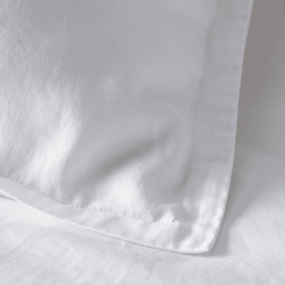 Super Soft 100% Cotton Oxford Pillowcase, White