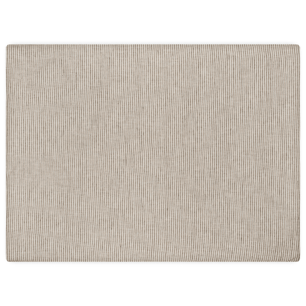 Borba Pair of Hemp & Cotton Pillowcases, Espresso