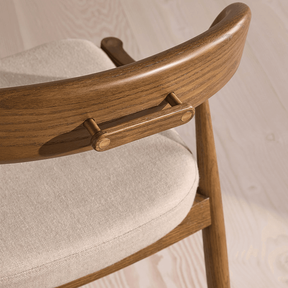 Warren Dining Chair, Slubby Linen