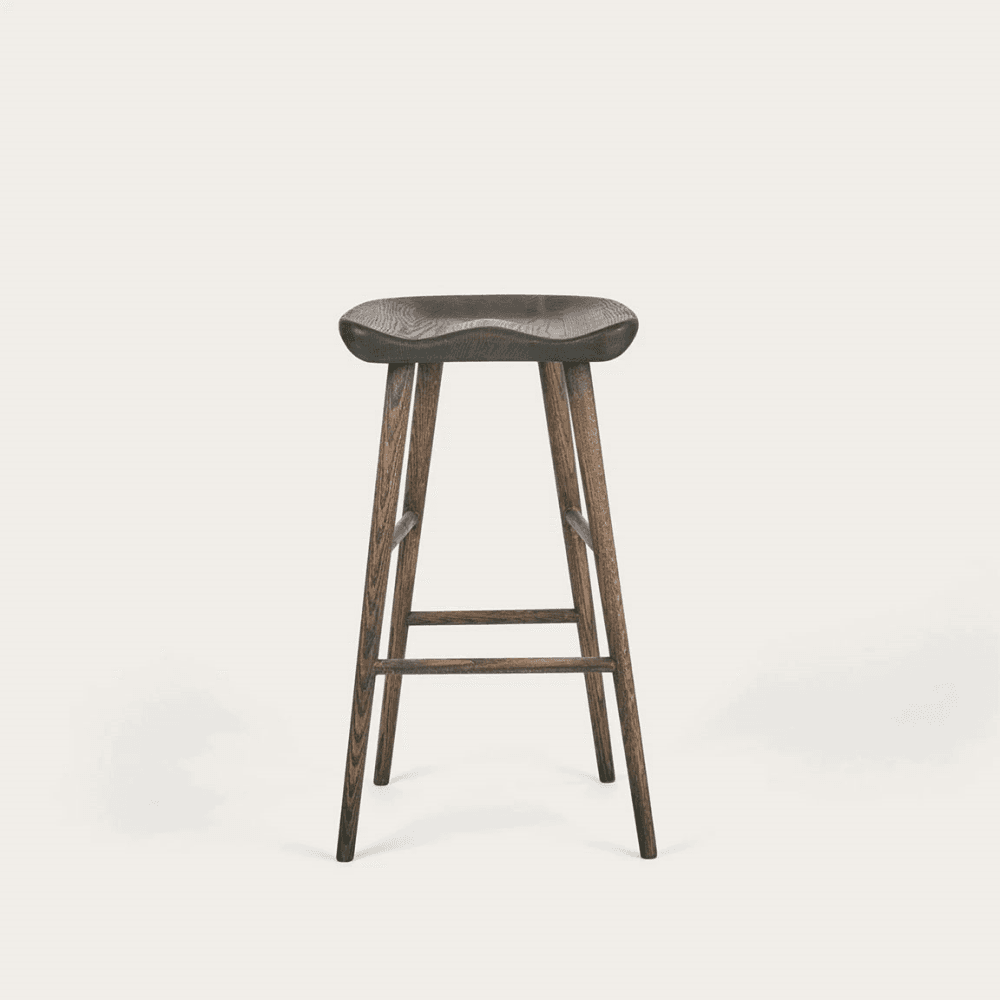 Ludlow Bar Stool, Darkened Oak