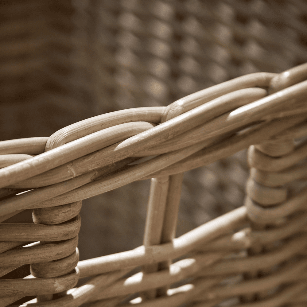 Rattan Laundry Basket, Natural