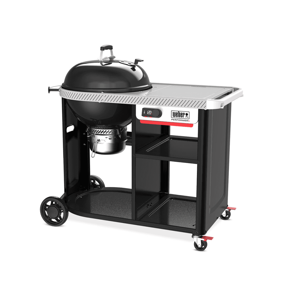 Performer Premium Smart Charcoal Barbecue, Black