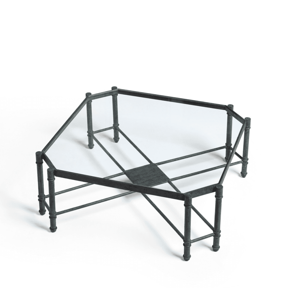 Karnataka Coffee Table, Verdigris