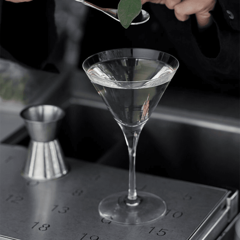 More Set of 2 Martini Glasses