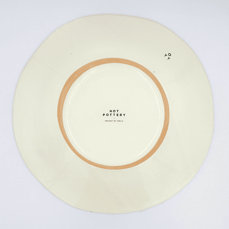 Splatter Shallow Serving Bowl