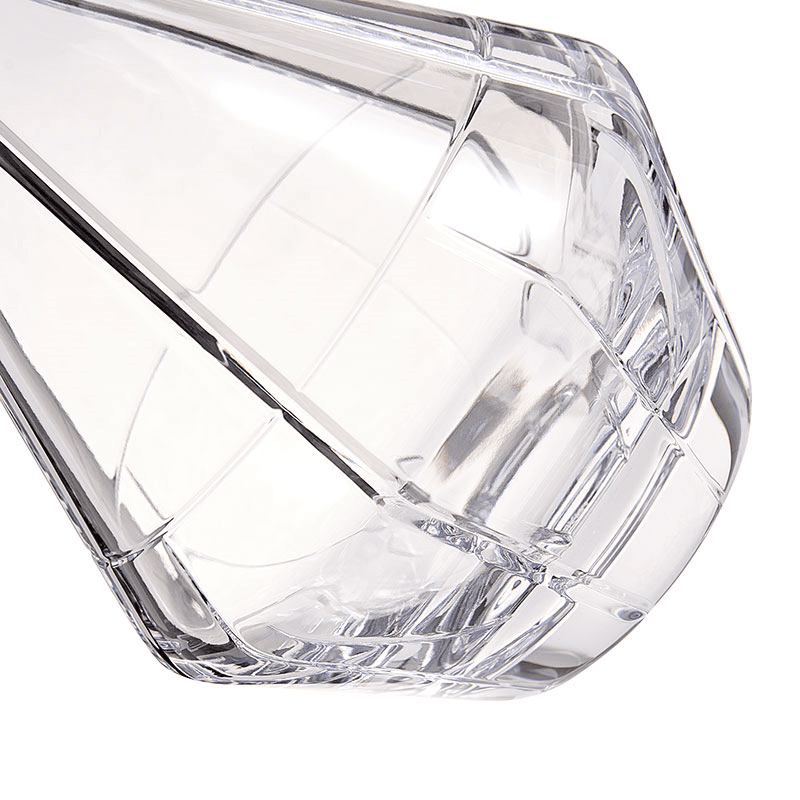 Luxe Graphite Decanter, Clear