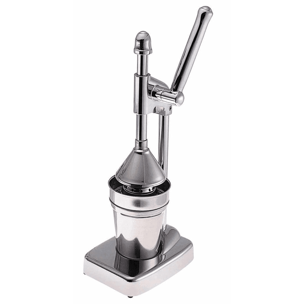 Deluxe Lever action juicer, chrome plated