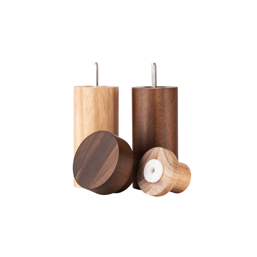 Travellers Rest Salt & Pepper Grinders, Brown