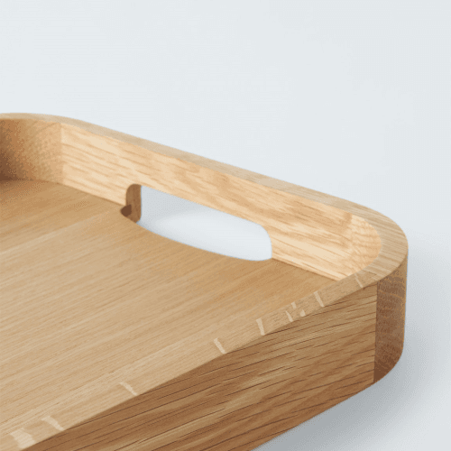 Image showing the Contemporary Wood Tray, Natural product.