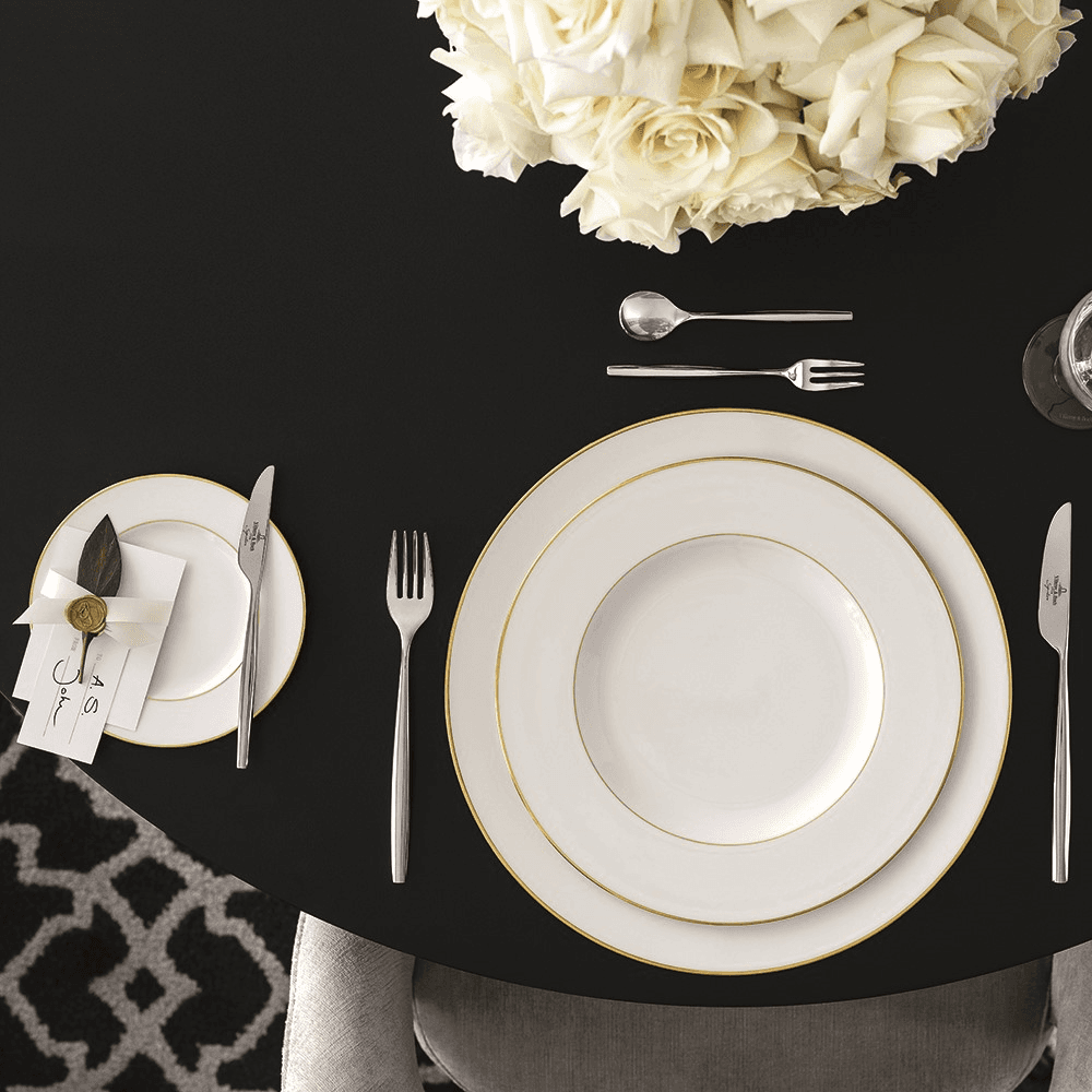 Anmut Gold Dinner plate, White/Gold