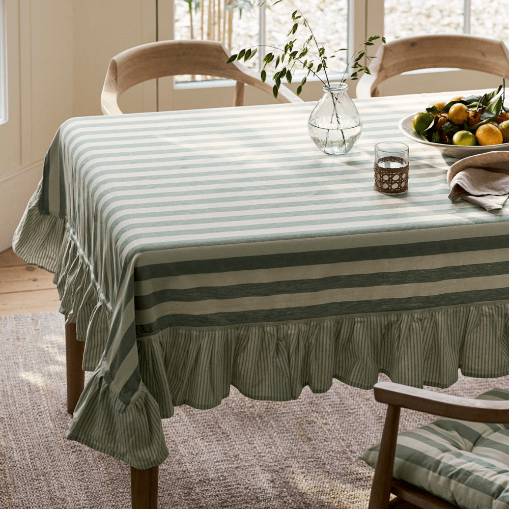 Harlton Wide Stripe Tablecloth