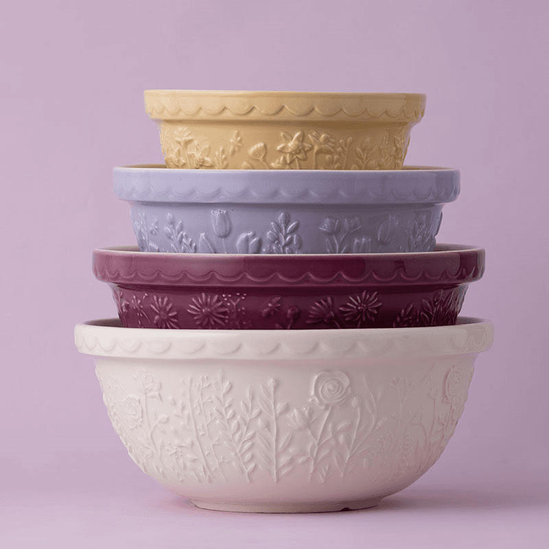 In The Meadow Daisy Mixing Bowl, Purple